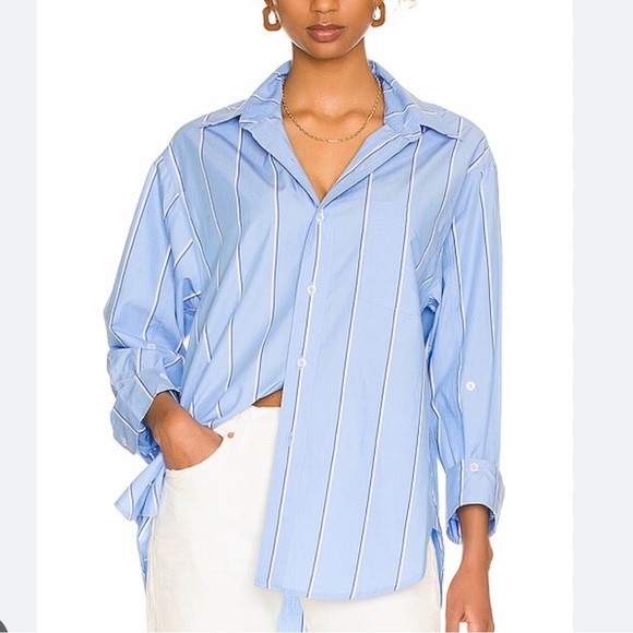 Citizens of Humanity Kayla Shirt In Canyon Stripe New with Tags! - Picture 1 of 10
